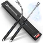 Tekcool Electric Lighter For Candles Rechargeable Electric Gas Lighter Home Use Candle Lighter Plasma Flameless Windproof Usb Lighter 360° Flexible Neck Arc Lighter (Multicolor)