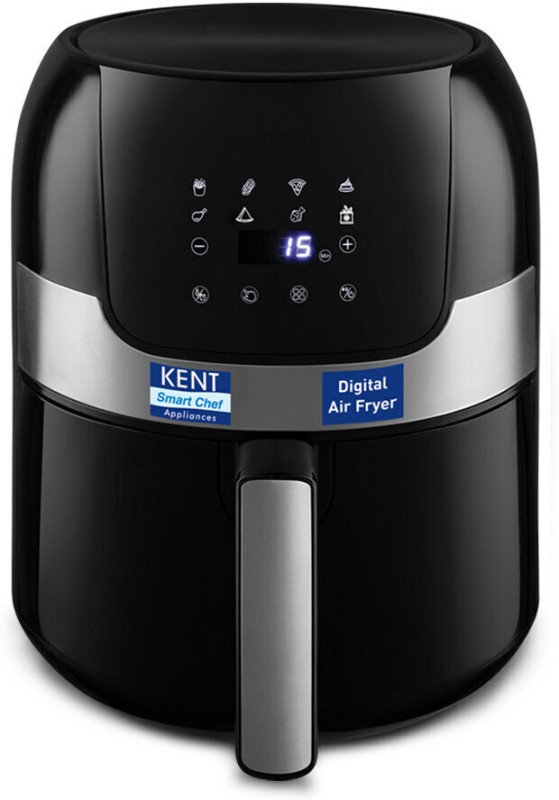 Kent Digital Air Fryer 4 L Capacity & 1400 W|Fry, Grill, Roast, Steam & Bake Air Fryer(4 L)