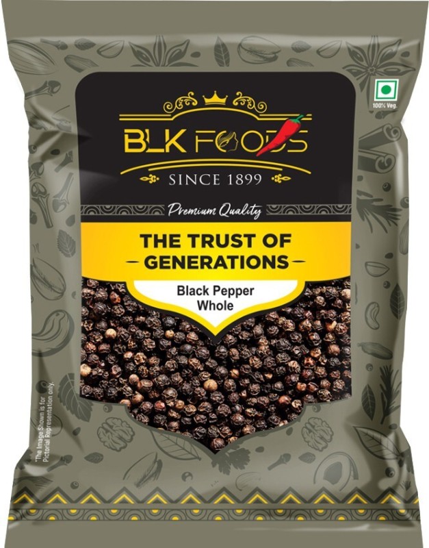 Blk Foods Daily 100G Black Pepper Whole (Kali Mirch Sabut)(100 G)