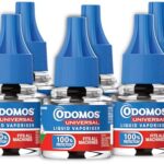 Odomos Universal Liquid Vaporiser – Pack Of 6, 45Mlx6 | Mosquito Repellent Single Refill | 100% Protection| Fits All Machines