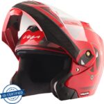 Vega Crux Marvel Deadpool Edition Motorbike Helmet(Red Black)