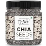 Lila Dry Fruits Chia Seeds 500 Gms | 100% Natural, Ready-To-Eat, Vegan, Gluten-Free, High In Fiber & Omega-3 Chiya Seeds | Ideal For Smoothies, Salads, And Snacks | Perfect For Gifting