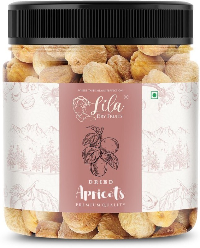 Lila Dry Fruits Premium Sun Dried Turkish Apricots| Khumani| Gluten Free,Vegan & Sodium Free Apricots(1000 G)