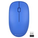 Zebronics Haze Wireless Mouse For Computers, Laptops With 1200 Dpi, Advanced Optical Sensor, 2.4Ghz Usb Nano Receiver, Plug – Play Usage, Power Saving Mode And Comfortable Use On Most Surfaces – Blue