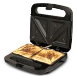 Solara Sandwich Maker And Toast 700Watts, Non Stick Electric Bread Toaster Griller 4 Slices, Black