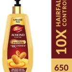 Dabur Almond With 10X Vitamin E Nourishment & Keratin Protein For Hair Fall Control Hair Oil(650 Ml)
