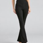 Vdtrend Regular Fit Women Black Trousers