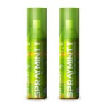 Spraymintt Mouth Freshener | 175+ Sprays Of Instant Long Lasting With Zero Calories Freshness | Saunfshiver Flavour | 15G – Pack Of 2