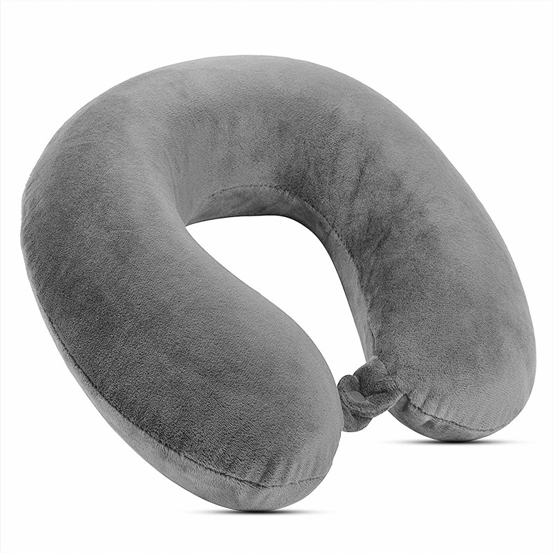 Zenenx Neck Travel Pillow, Unisex U-Shaped Micro Fibre Soft Cushions Neck Rest Pillow For Travel, Car, Train, Flight, Bus, Neck Travel Pillow Multipurpose ( Grey ) Neck Pillow(Grey)