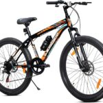 Leader Beast Multispeed Bike With Fs & Dd Brake 26 T Mountain Cycle(7 Gear, Black, Only Front Suspension)