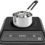 Lifelong 2000 W Induction Cooktop Push Button(Black, Combo Induction 2000 W And Saucepan 14Cm)