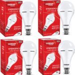 Eveready 9W Inverter Bulb Pack Of 4 3 Hrs Bulb Emergency Light(White)