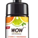 Wow Skin Science Vitamin C & Niacinamide Foaming With Built In Brush For Deep Cleansing Face Wash(150 Ml)