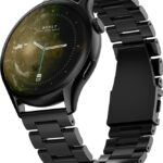 Boult Striker Pro 1.43″ Amoled, Bt Calling, Working Crown, 750 Nits, Metallic Frame Smartwatch(Black Strap, Free Size)