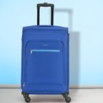 Aristocrat Nile 4W Exp Strolly 66 Bright Blue Expandable  Check-In Suitcase 4 Wheels – 27 Inch