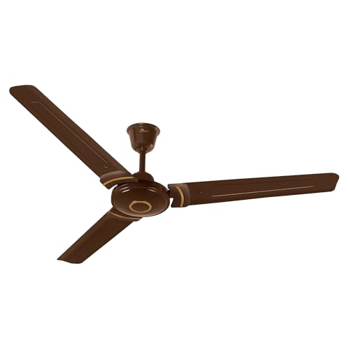 Rr Signature 1200 Mm Morpheus Deco High Speed Ceiling Fan For Home & Office, 35% Energy Saving, Designer Ceiling Fan, 2 Year Warranty (Ale Brown)