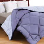 Flipkart Perfect Homes Solid Double Comforter For  Mild Winter(Microfiber, Lavender, Off White)