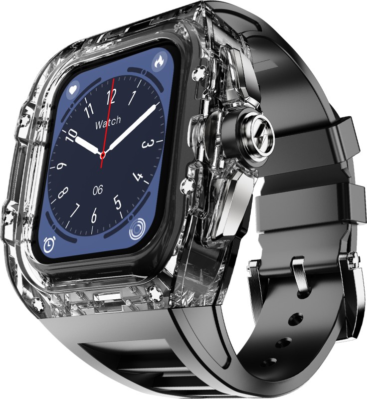 Fire-Boltt Diablo 49.5Mm (1.95) Display, Bluetooth Calling, Wireless Charging Smartwatch(Black Strap, Free Size)