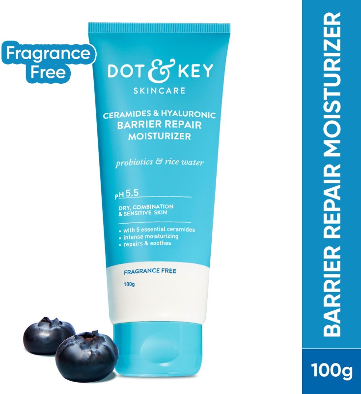 Dot & Key Ceramides & Hyaluronic Barrier Repair Moisturizer With Probiotics & Rice Water(100 G)