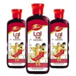 Dabur Lal Tail – 1500Ml (500Ml,Pack Of 3) | Ayurvedic Baby Massage Oil | Clinically Tested 2X Faster Physical Growth | For Stronger Bones And Muscles