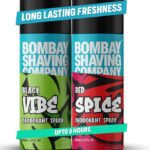 Bombay Shaving Company Red Spice & Black Vibe 150Ml X 2 Combo Deodorant Spray  –  For Men(300 Ml, Pack Of 2)