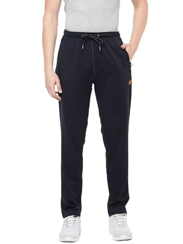 Macroman M-Series Men’S Regular Pants (Msp042_Navy Blue_L)