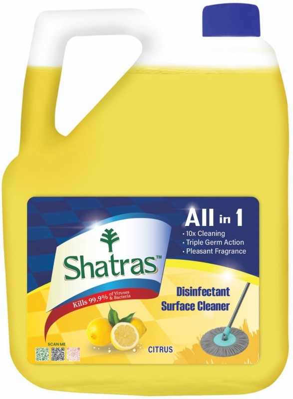 Shatras Citrus _ 5Liter Disinfectant Surface & Floor Cleaner Liquid Citrus(5 L)