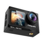 Fitspark Eagle I15 Pro Max Real 4K30Fps Dual Touchscreen Ultra Hd Wifi Action Camera Advanced Sony Sensor Smoothest Eis 2.0 Anti-Shake Reduced Heating 5Th Anniversary Free Dock+Battery+ Mic Offer +Kit