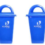 Cello Kleeno Plastic Garbage Dustbin With Dome Lid 110 Ltr (Blue/Blue) Combo