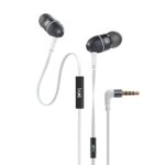 Boat Bass Heads 225 In-Ear Wired Headphones With Mic (Frosty White)