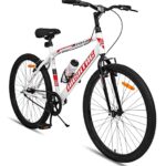 Geekay Hashtag Zxr 1.0 26T Single Speed Cycle – White Grey