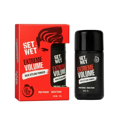 Set Wet Extreme Volume Hairstyling Powder 10G |12 Hour Strong Hold & Matte Finish |Hair Volumizing Powder Wax