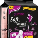 Soft & Secure Period Care Xxl Dry Soft Cover Sanitary Pad(Pack Of 40)