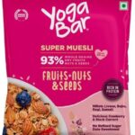 Yogabar Fruit + Nuts & Seeds Muesli, Super Save Pack, Wholegrain Breakfast, High Fiber Pouch(40 G)