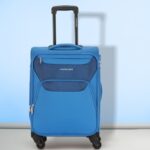 Kamiliant By American Tourister Kam Bali Sp 56Cm Ry Blue Expandable  Cabin Suitcase 4 Wheels – 22 Inch