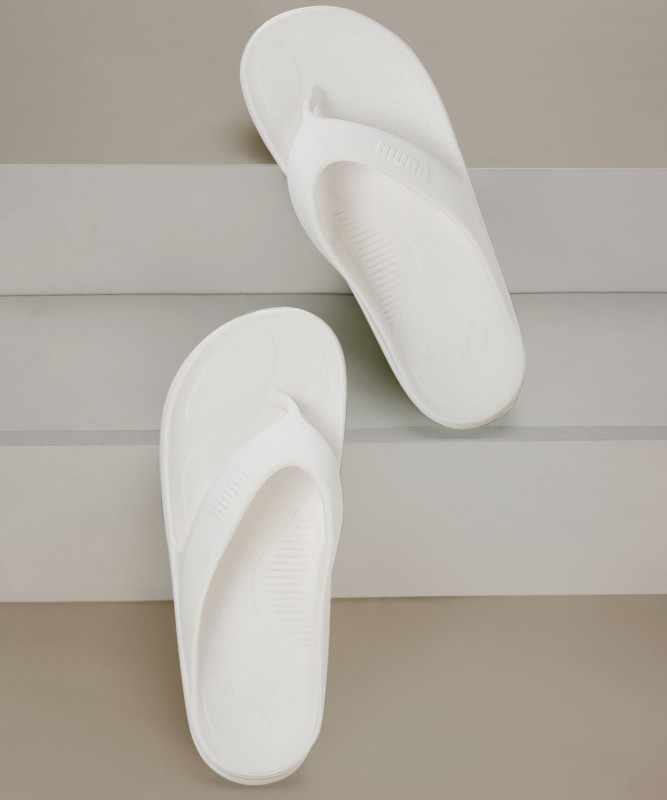 Puma Men Wave Flip Res Flip Flops(White , 9)