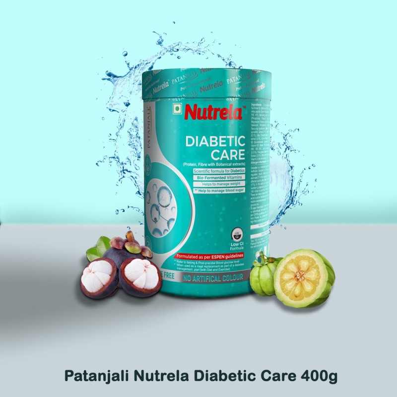 Patanjali Nutrela Diabetic Care, Manage Blood Sugars, Meal Replacement Shakes 400G(400 G)