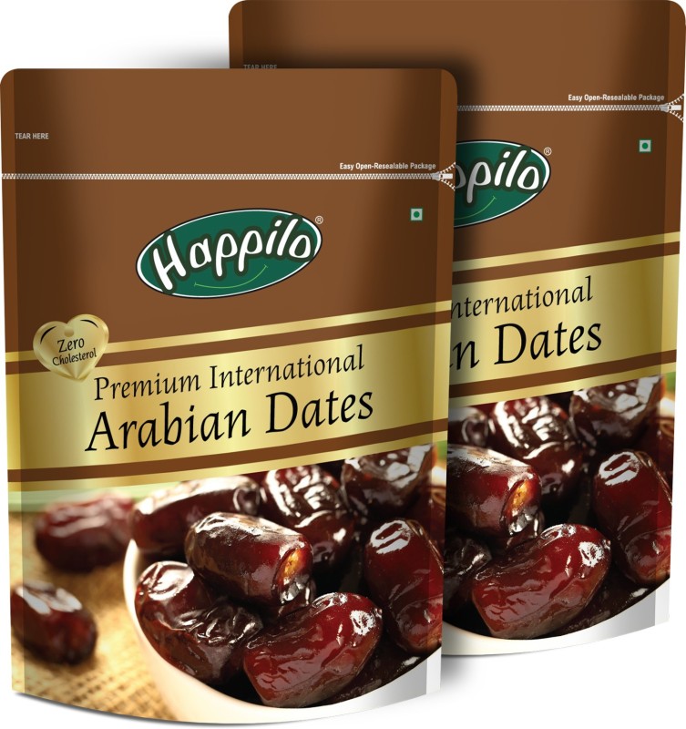 Happilo Premium International Arabian Dates Super Saver Dates(2 X 0.5 Kg)