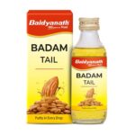 Baidyanath Badam Tail-100Ml, Rich In Vitamin-E | Sweet Almond Oil For Healthy Hair & Glowing Skin | Helps & Improve Digestion | Naturally Sourced From Almonds (Pack Of 1)