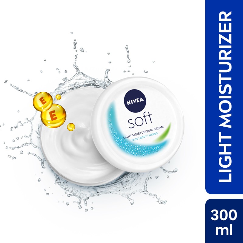 Nivea Soft Moisturizing Cream For All Skin Type(300 Ml)