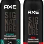 Axe Signature Mysterious And Intense Body Spray  –  For Men(400 Ml, Pack Of 2)