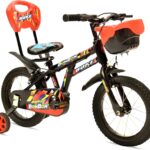 Avon Buke Bonbon14T Kids Cycle With Training Wheels For Boys|Road Cycle 14 T Hybrid Cycle/City Bike(Single Speed, Black, Rigid)
