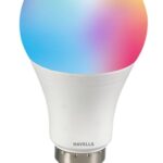 Havells Glamax 9W B22 Wifi Led Smart Bulb With Music Sync Function, Compatible With Amazon Alexa And Google Assistant (16M Colours)