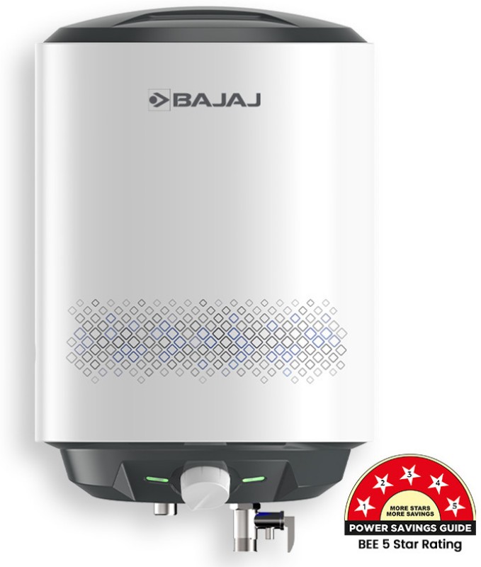 Bajaj 25 L Storage Water Geyser (Shield Series Popular Plus 25L, White & Grey)