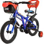 Avon Buke Bonbon14T Kids Cycle With Training Wheels For Boys|Road Cycle 14 T Hybrid Cycle/City Bike(Single Speed, Blue, Rigid)