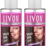 Livon Hair Serum Spray For Women & Men, Smooth, Frizz Free & Glossy Hair On The Go(200 Ml)