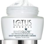 Lotus Herbals White Glow Skin Whitening And Brightening Deep Moisturizing Cream Spf 20(60 G)