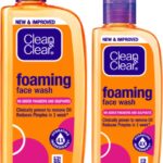 Clean & Clear Foaming Face Wash 390Ml| Clinically Proven| Pimple & Acne Removal Face Wash(390 Ml)