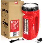 Kingslite Focus 3W Mini Flash Lite + Emergency Side Light Torch(Red, 15 Cm, Rechargeable)