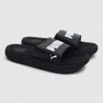 Puma Men Softride Slide Massage Slides(Black , 9)